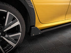 Side Skirt Diffusers + Flaps Peugeot 208 GT Mk2