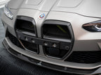 Carbon Fiber Front Grill + License Plate Holder Base BMW M4 G82 / M3 G80