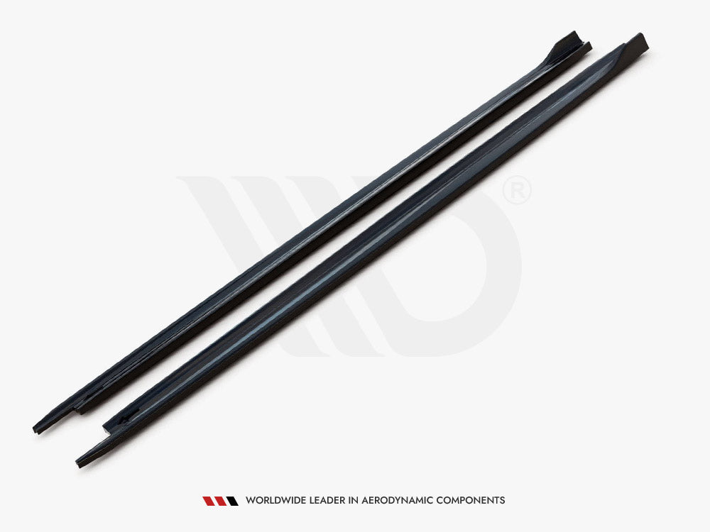Side Skirts Diffusers V.1 Skoda Octavia Mk4 - Carbon Look