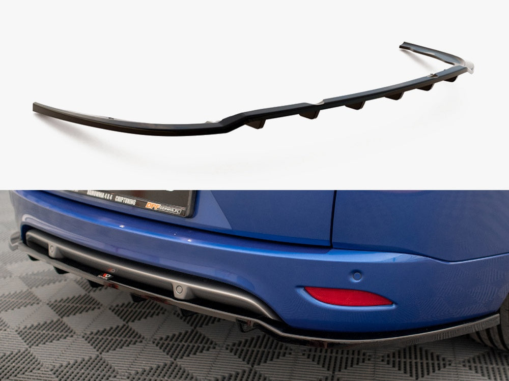 Rear Splitter (Vertical Bars) Renault Megane GT Line Grandtour Mk3 Facelift