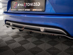 Rear Splitter (Vertical Bars) Renault Megane GT Line Grandtour Mk3 Facelift