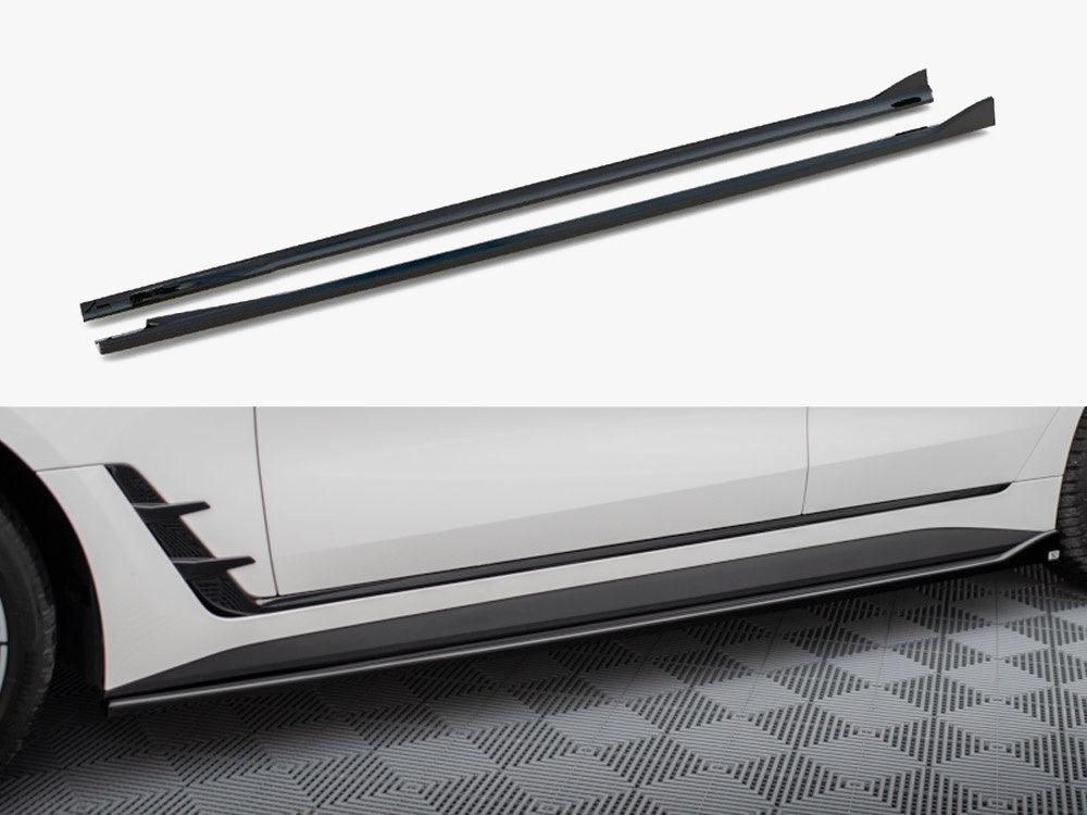 Side Skirts Diffusers V.1 BMW i4 M-Pack G26