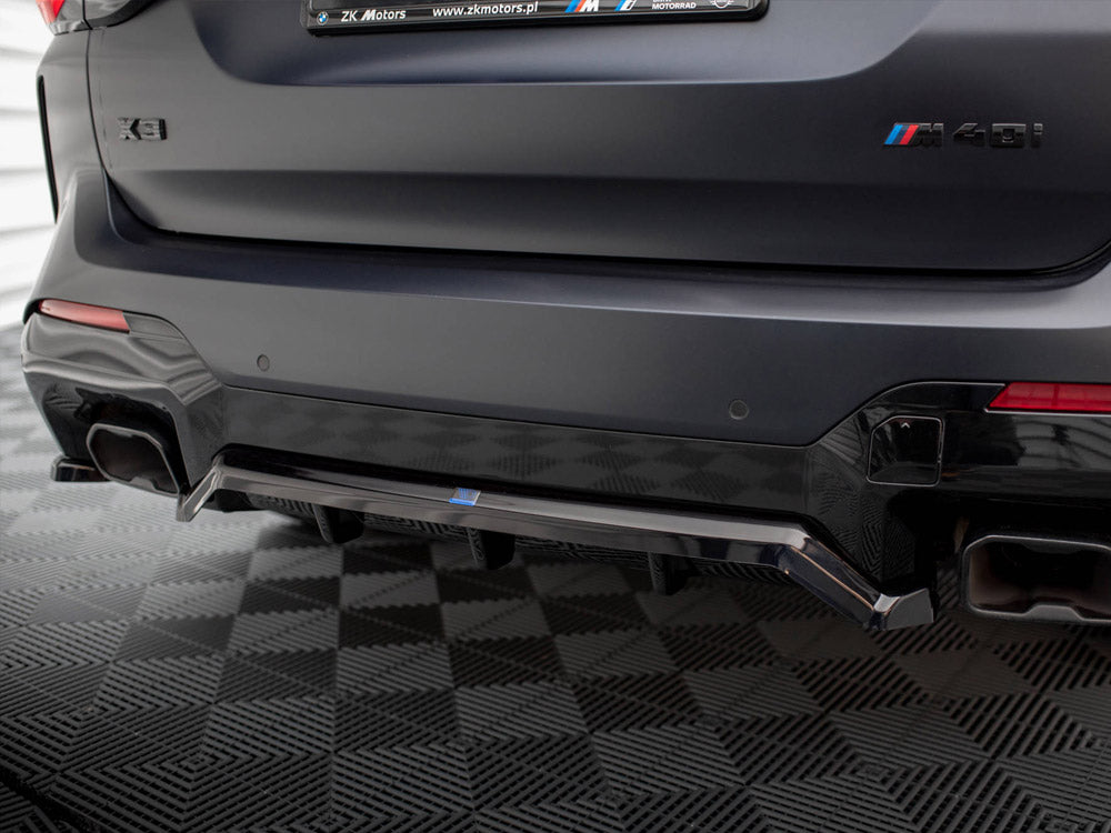 Rear Splitter (Vertical Bars) BMW X3 M-Pack G01 Facelift