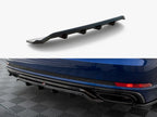 Central Rear Splitter (Vertical Bars) Audi A4 Competition B9