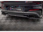 Central Rear Splitter (Vertical Bars) V.2 BMW X4 M40i G02