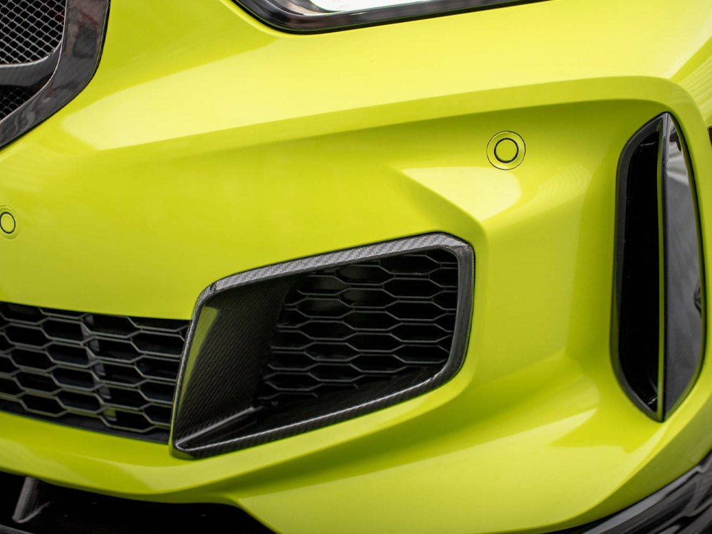 Carbon Fiber Front Bumper Side Vents BMW 1 F40 M-Pack / M135i