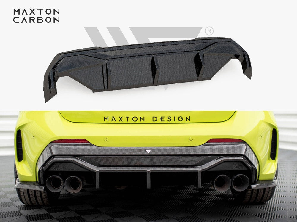 Carbon Fiber Rear Diffuser V.1 + Milltek Sport Exhaust BMW 1 F40 M-Pack / M135i