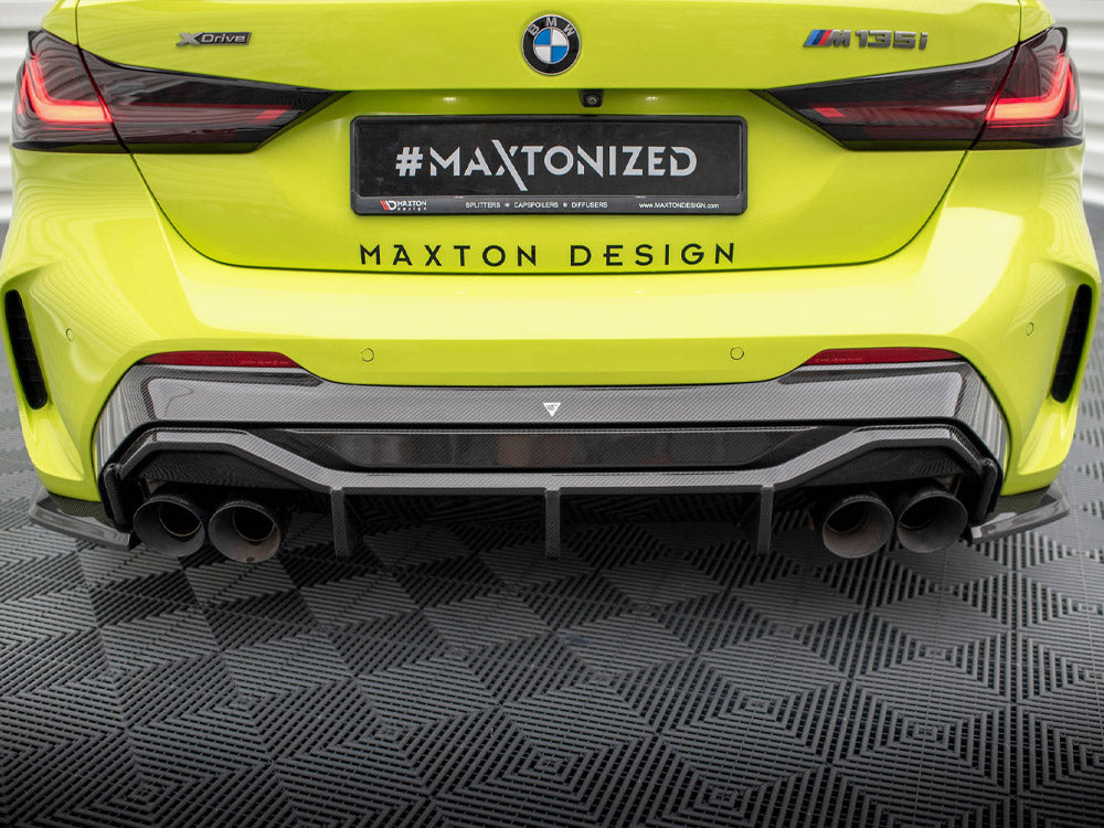 Carbon Fiber Rear Diffuser V.1 + Milltek Sport Exhaust BMW 1 F40 M-Pack / M135i