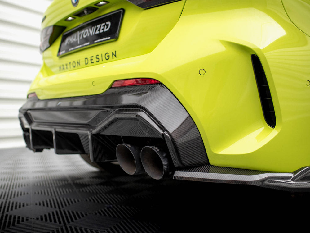 Carbon Fiber Rear Diffuser V.1 + Milltek Sport Exhaust BMW 1 F40 M-Pack / M135i