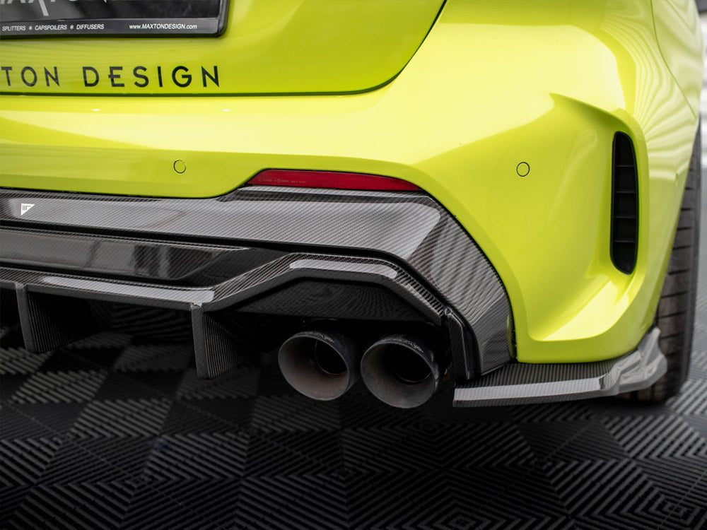 Carbon Fiber Rear Diffuser V.1 + Milltek Sport Exhaust BMW 1 F40 M-Pack / M135i