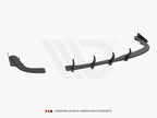 Street PRO Rear Diffuser + Flaps BMW 4 Gran Coupe F36 - Black-Red + Gloss Flaps