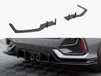 Street PRO Rear Side Splitters V.1 Honda Civic Sport Mk10 Facelift