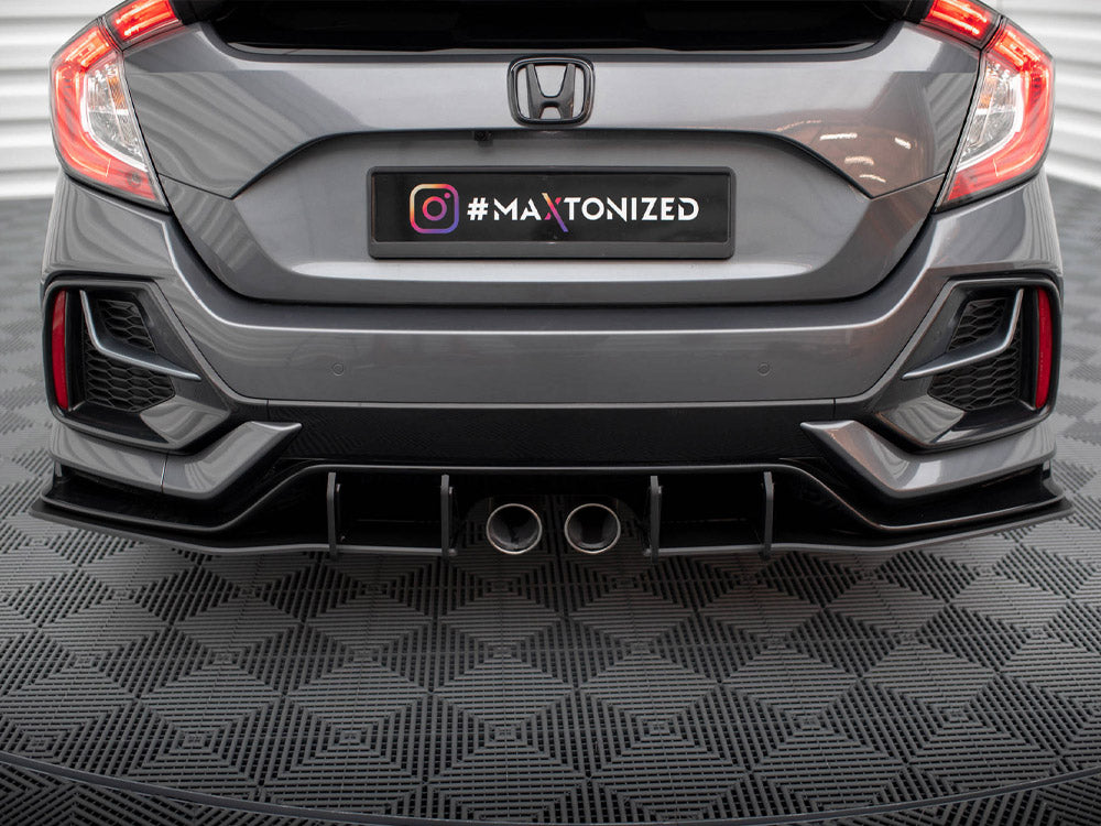 Street PRO Rear Side Splitters V.1 Honda Civic Sport Mk10 Facelift