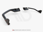 Rear Splitter V.1 (Vertical Bars) + Flaps Honda Civic Sport Mk10 Facelift
