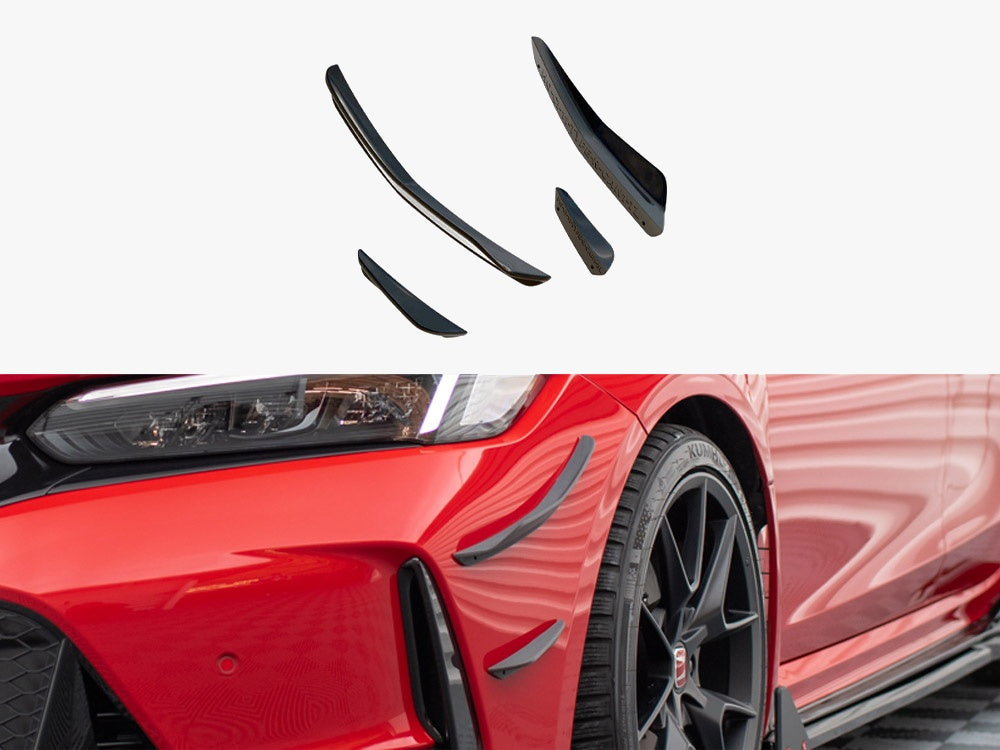 Front Bumper Wings (Canards) Honda Civic Type-R Mk 11