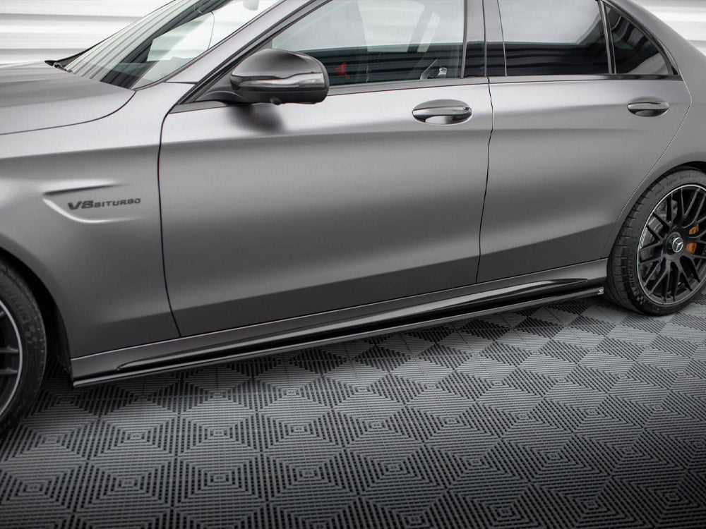 Side Skirts Diffusers Mercedes-AMG C63 Sedan / Estate W205 Facelift