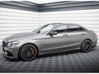 Street PRO Side Skirts Diffusers Mercedes-AMG C63 Sedan / Estate W205 Facelift