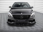 Street PRO Front Splitter + Flaps Mercedes-Benz A AMG-Line W176 Facelift