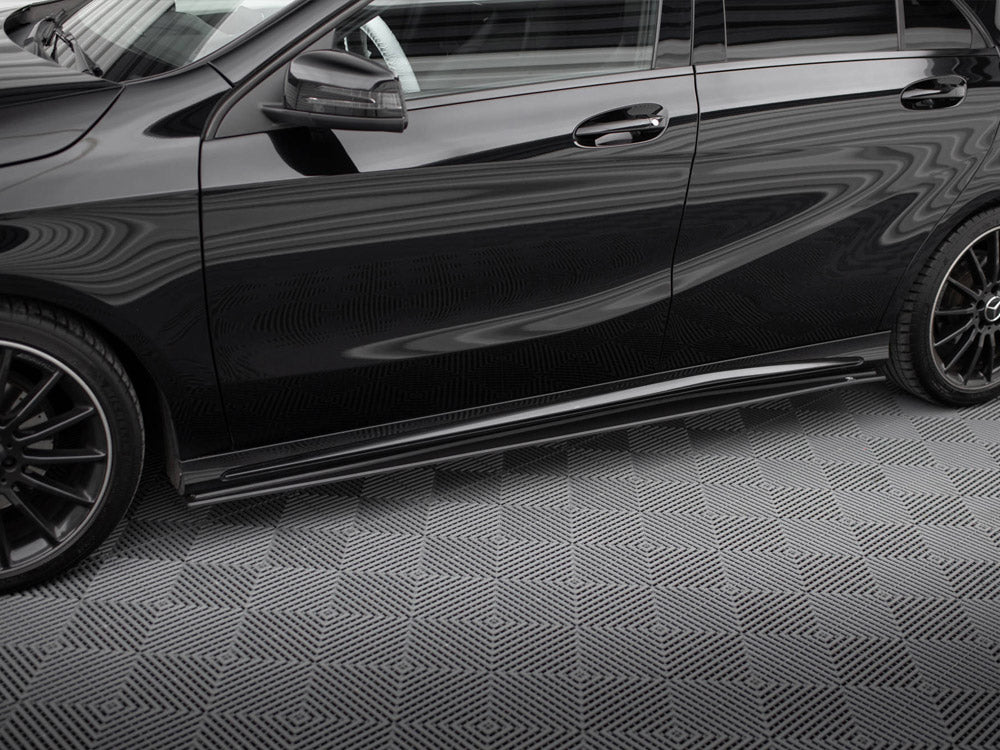 Street PRO Side Skirts Diffusers Mercedes-Benz A AMG-Line W176 Facelift