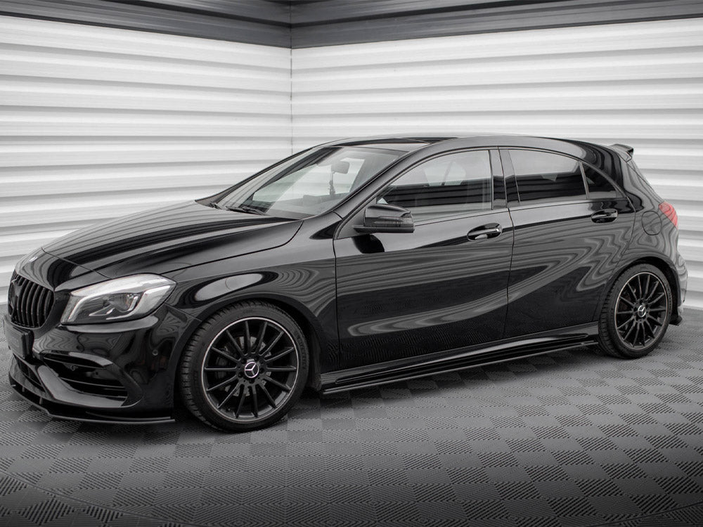 Street PRO Side Skirts Diffusers Mercedes-Benz A AMG-Line W176 Facelift