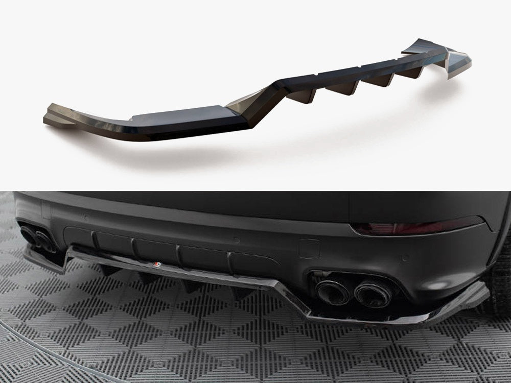 Rear Splitter (Vertical Bars) Porsche Cayenne Sport Design Mk3