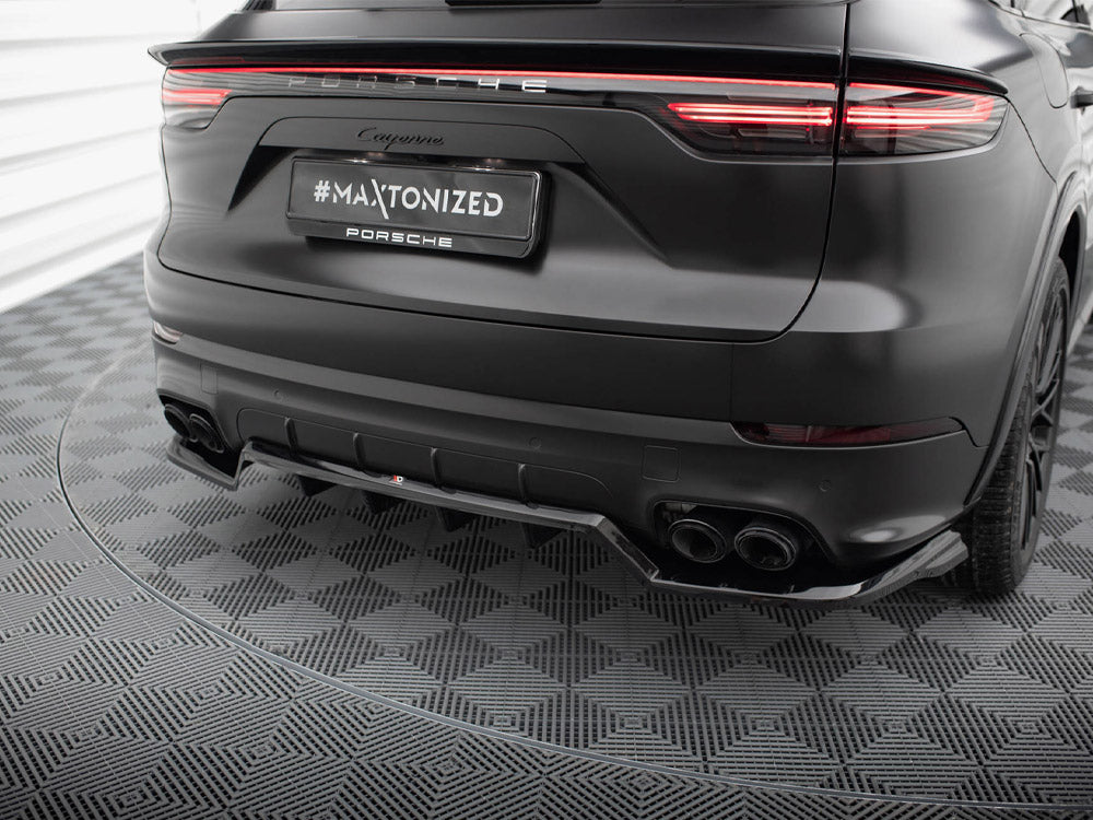 Rear Splitter (Vertical Bars) Porsche Cayenne Sport Design Mk3