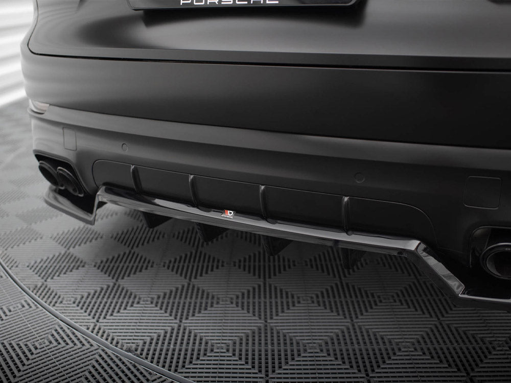 Rear Splitter (Vertical Bars) Porsche Cayenne Sport Design Mk3