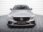 Street PRO Front Splitter + Flaps Mercedes-AMG C43 Coupe C205 Facelift