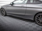 Street PRO Side Skirts Diffusers Mercedes-AMG C43 Coupe C205 Facelift