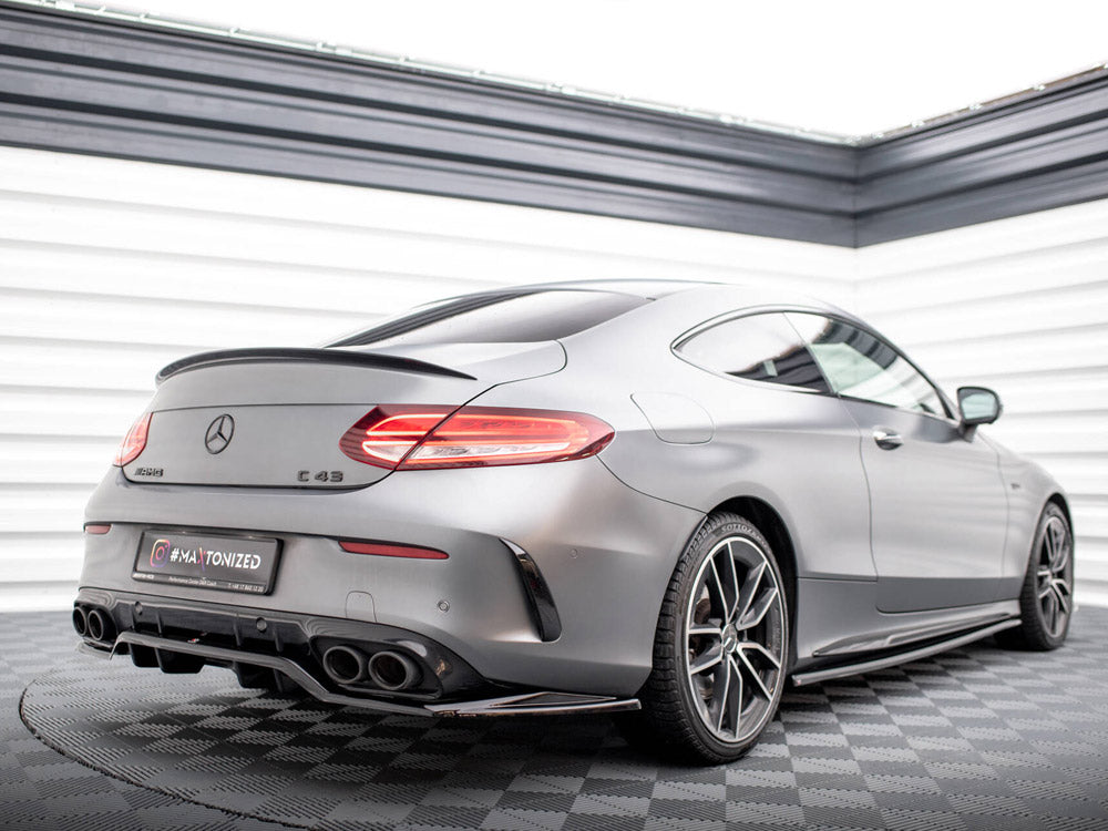 Rear Splitter (Vertical Bars) Mercedes-AMG C43 Coupe C205 Facelift
