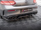 Rear Splitter (Vertical Bars) Mercedes-AMG C43 Coupe C205 Facelift