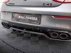 Rear Splitter (Vertical Bars) Mercedes-AMG C43 Coupe C205 Facelift