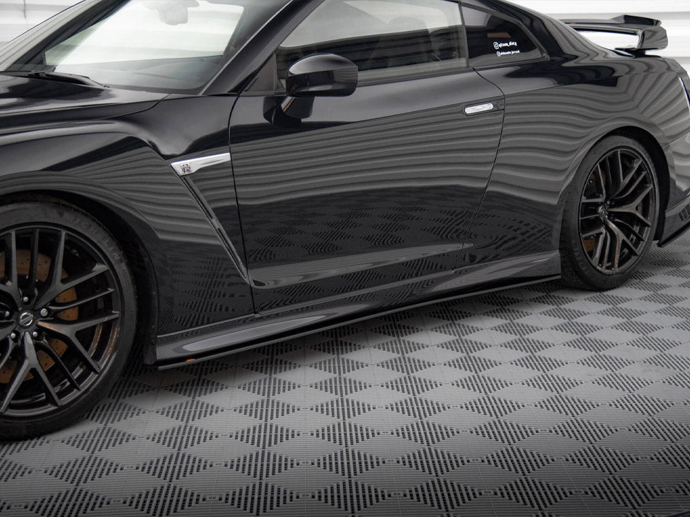 Street PRO Side Skirts Diffusers Nissan GTR R35 2nd Facelift