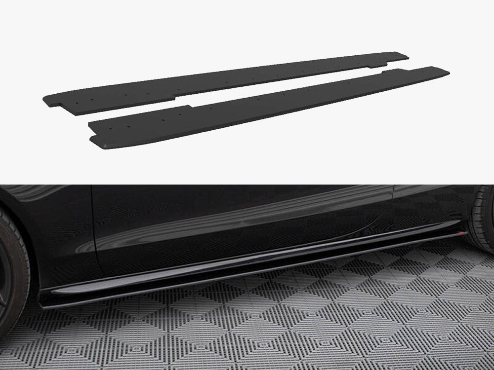 Street PRO Side Skirts Diffusers Audi A5 / A5 S-Line / S5 Coupe / Cabrio 8T / 8T Facelift