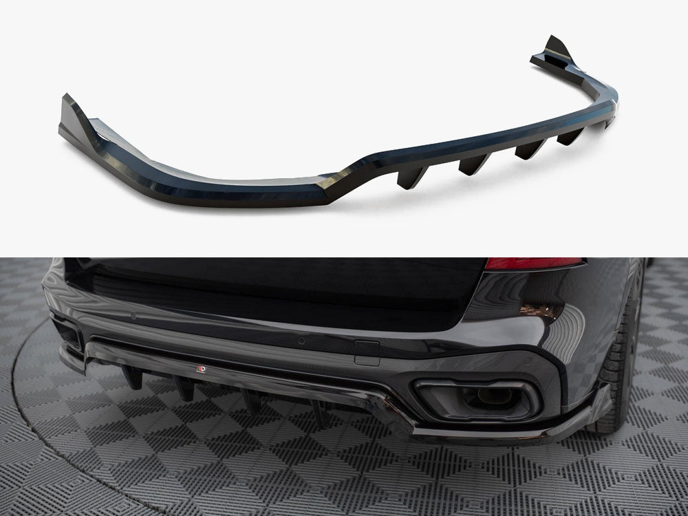 Central Rear Splitter (Vertical Bars) BMW X5 M-Sport G05