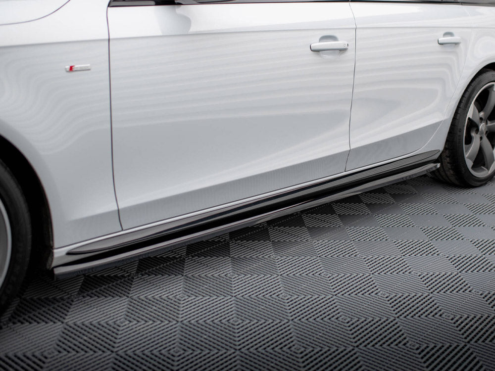 Side Skirts Diffusers V.3 Audi A4 / A4 S-Line / S4 B8