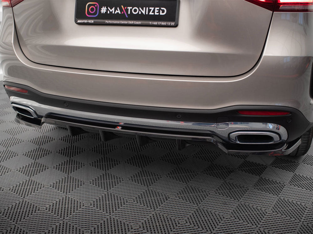 Rear Splitter (Vertical Bars) Mercedes-Benz GLE SUV AMG-Line W167 / W167 Facelift