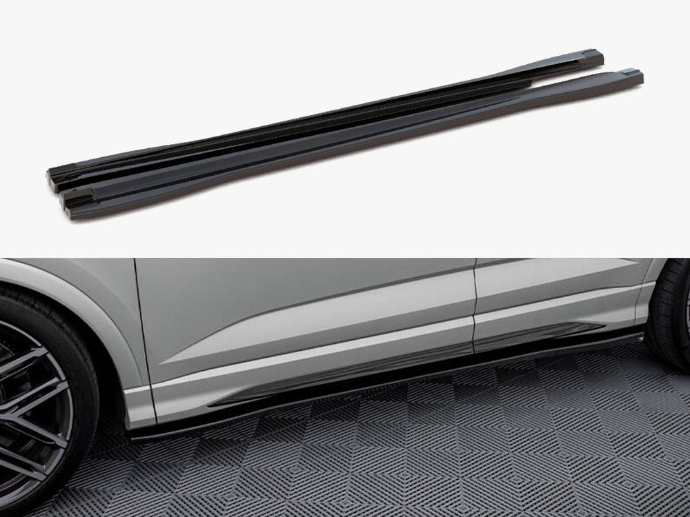 Side Skirts Diffusers V.2 Audi Q3 S-Line / RSQ3 F3