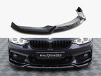 Front Splitter V.5 BMW 4 Coupe / Gran Coupe / Cabrio M-Pack F32 / F36 / F33
