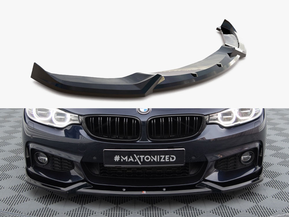 Front Splitter V.5 BMW 4 Coupe / Gran Coupe / Cabrio M-Pack F32 / F36 / F33