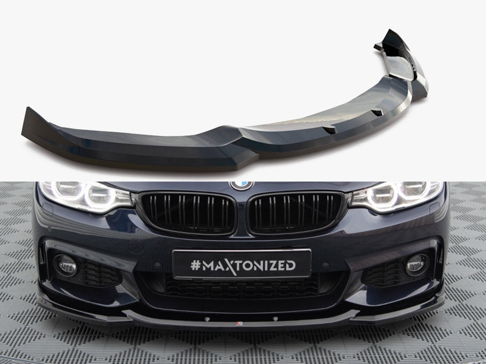 Front Splitter V.6 BMW 4 Coupe / Gran Coupe / Cabrio M-Pack F32 / F36 / F33