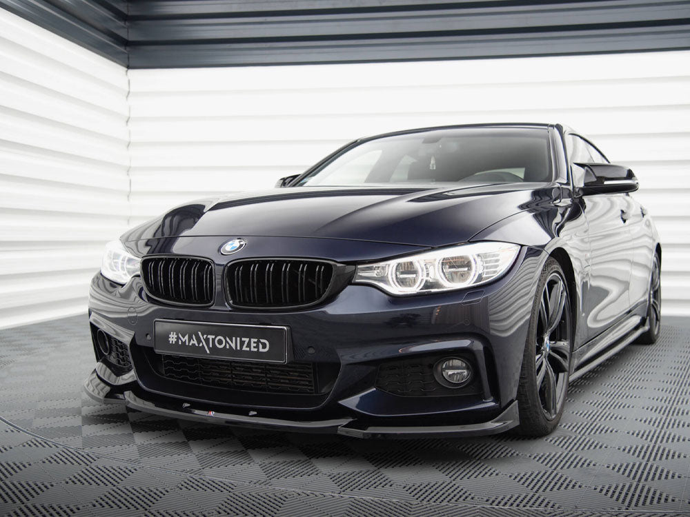 Front Splitter V.6 BMW 4 Coupe / Gran Coupe / Cabrio M-Pack F32 / F36 / F33