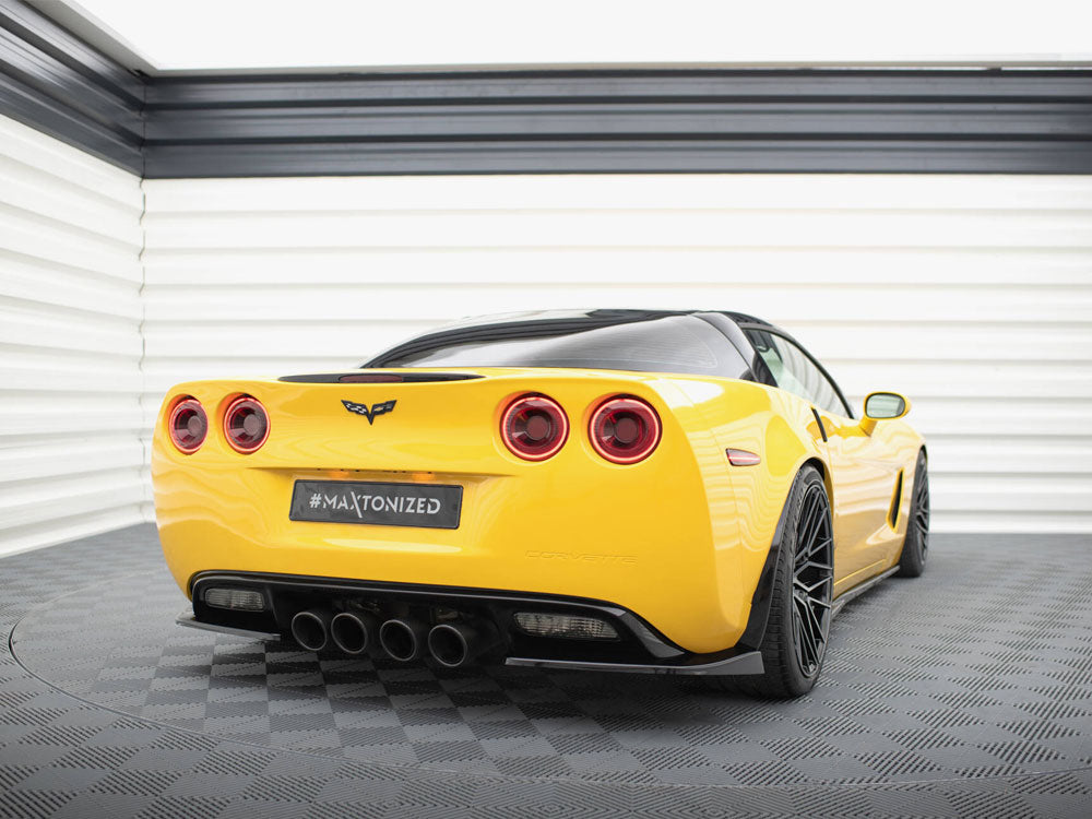 Rear Side Splitters Chevrolet Corvette Widebody C6