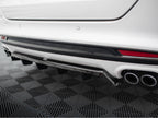 Central Rear Splitter (Vertical Bars) Ford Mondeo Sport Mk5 Facelift / Fusion Sport Mk2 Facelift