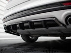 Central Rear Splitter (Vertical Bars) Ford Mondeo Sport Mk5 Facelift / Fusion Sport Mk2 Facelift