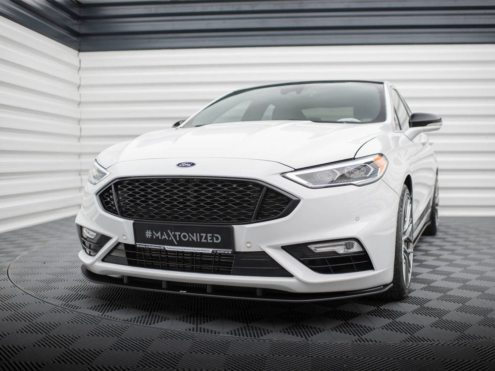 Street PRO Front Splitter Ford Mondeo Sport Mk5 Facelift / Fusion Sport Mk2 Facelift