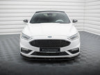 Street PRO Front Splitter Ford Mondeo Sport Mk5 Facelift / Fusion Sport Mk2 Facelift