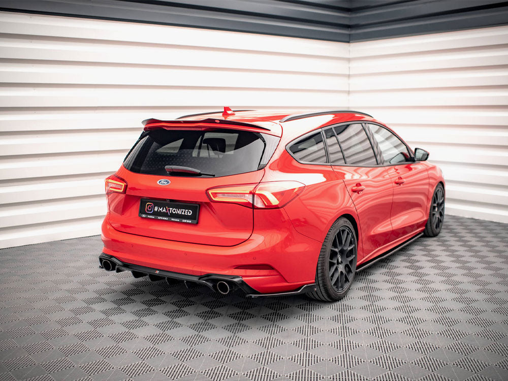Rear Side Splitters V.8 Ford Focus ST Estate Mk4