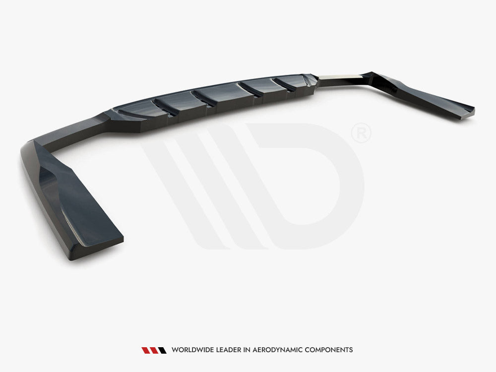 Rear Splitter (Vertical Bars) Mercedes-AMG GLC 63 Coupe C253 Facelift