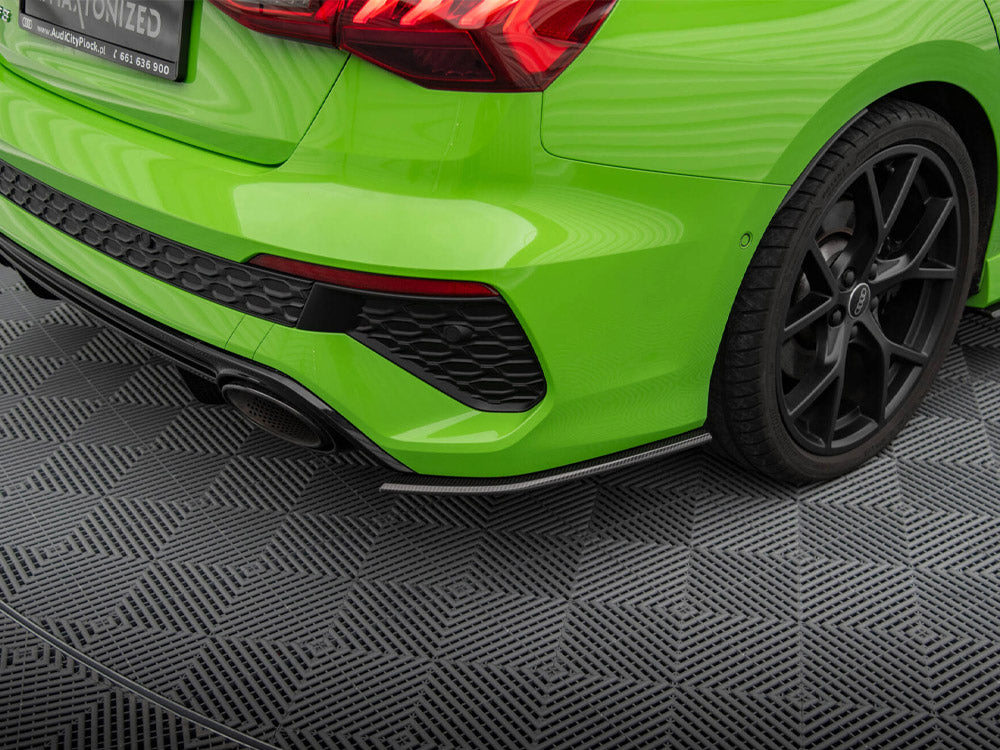 Carbon Fiber Rear Side Splitters Audi RS3 Sedan 8Y